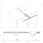 ELIPSA 2 - aluminium - neutrální bílá