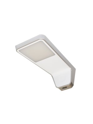 LENA 2 USB - bílá/aluminium - neutrální bílá