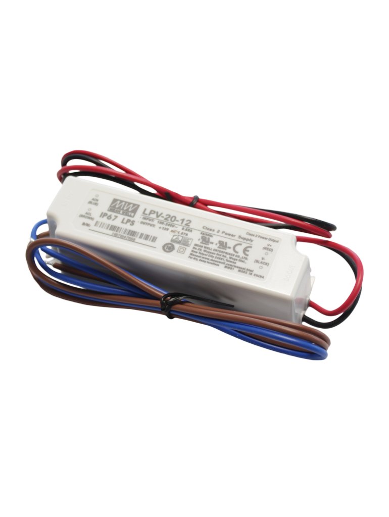 MEANWELL LED napáječ 20W 12V (LPV-20-12)