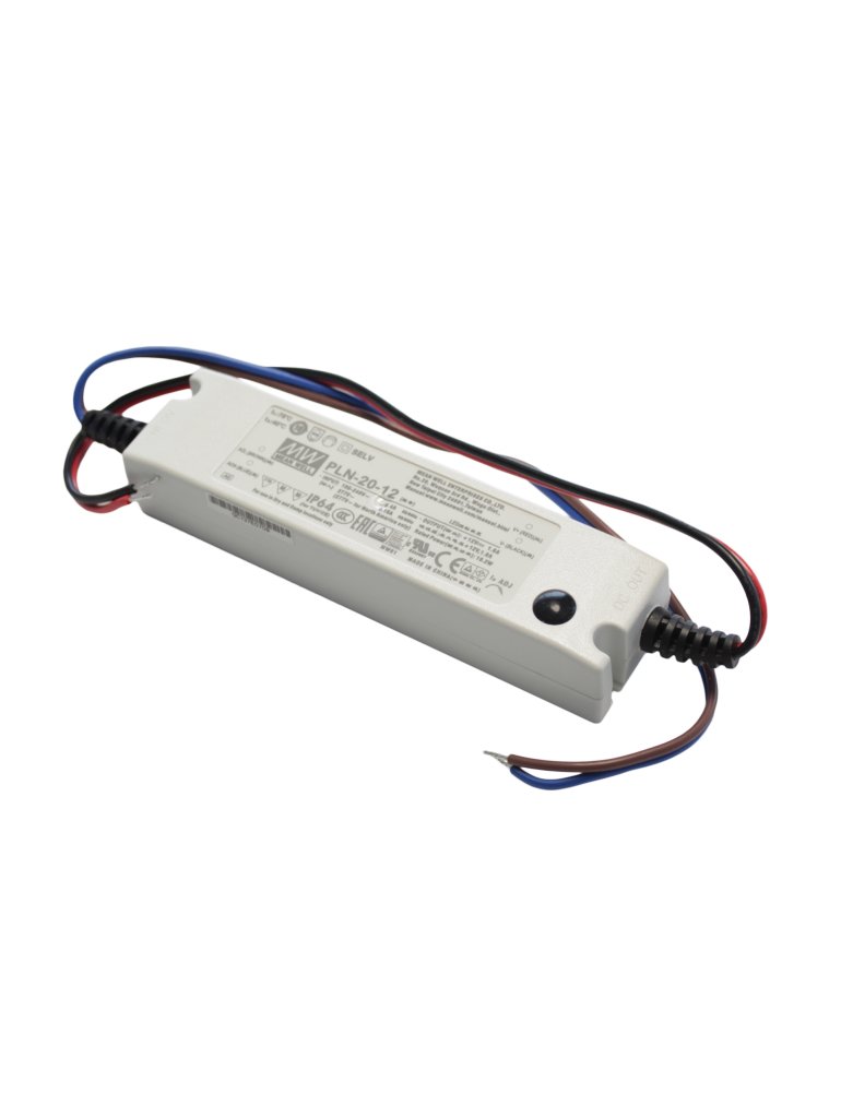 MEANWELL LED napáječ 20W 12V (PLN-20-12)